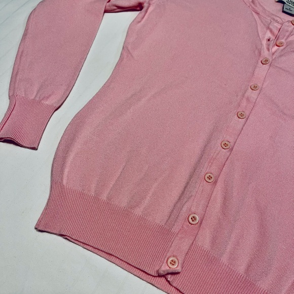 Melrose Chic Light Pink Cardigan - Picture 3 of 9